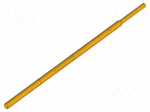 Test probe socket | gold-plated | KS-550 | L: 31.6mm | test needles