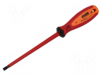 Screwdriver: insulated | slot | 6.5x1.2mm | Blade length: 150mm