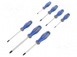 Screwdriver: universal-set | Torx&reg; with protection | 7pcs.