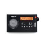 Radio Sangean Digital Tuning AM / FM, black / PR-D7BLACK