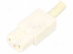 Connector: AC supply | plug | female | 10A | 250VAC | C13 (F) | IEC 60320