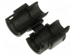 Straight terminal connector | M20 | Thread: metric,outside | black