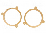 Spacer ring | MDF | 165mm | Subaru | 2pcs.