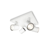 PHILIPS Runner plate/spiral white 4x50W 230V gaismeklis