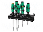 Screwdriver: universal-set | Pozidriv&reg;,slot | 6pcs.