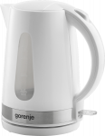 Gorenje | Kettle | K17WE | Electric | 2200 W | 1.7 L | Plastic/Metal | 360&deg; rotational base | White