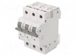Circuit breaker | 230/400VAC | Inom: 13A | Poles: 3 | Charact: B | 6kA