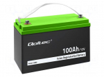Re-battery: lead-gel | GEL | 12V | 100Ah | maintenance-free | 30A