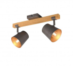 Trio Bell spotlight 2-pc E14 antique steel gaismeklis 801900267 4017807502565