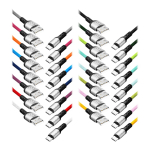 Uued tooted // Kabel USB - micro USB eXc BRAID, 1.2M, 2.4A, szybkie ładowanie, bez opakowania