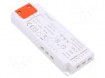 Power supply: switching | LED | 20W | 24VDC | 833mA | 220&divide;240VAC | IP20