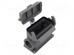 Enclosure for connectors: HDC | IP65 | Han&reg; B | Locking: with latch
