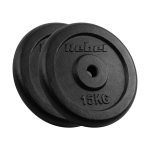 Spordiks ja aktiivseks puhkuseks // Spordikaubad ja varustus // Obciążenie żeliwne zestaw 2x15kg, otw&oacute;r 31mm, talerz klasyczny, REBEL ACTIVE