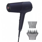 Face protection Philips  Hair Dryer BHD510/00 2300 W, Number of temperature settings 3, Ionic function, Diffuser nozzle,  Blue/Metal