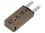 Fuse: thermal | 7.5A | 14VDC | automotive | 12.45mm | E71