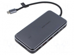 Hub USB | USB 3.0,USB 3.1 Gen 2 | grey | Number of ports: 9 | 0.15m