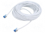Patch cord | U/FTP | Cat 6a | RJ45 plug,both sides | stranded | Cu | 15m