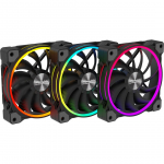 Alpenf&ouml;hn Wing Boost 3 Computer case, Processor Fan 12 cm Black 3 pc(s)