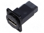 Coupler | DisplayPort socket,both sides | FT | 19x24mm | metal