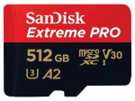 Memory card | microSDXC | 512GB | Extreme Pro,A2 Specification