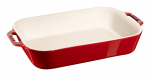 Staub Rectangular Ceramic Platter - 4.5 ltr, Red