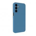 Back panel cover Evelatus Samsung Galaxy A14 4G / 5G Premium Soft Touch Silicone Case Grey Blue