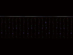 Cascade Light LED  - 4 x 1.3 m - 300 multicolour lamps - transparent wire - 24 V