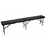 FOLDING BENCH - RATTAN PATTERN - 180 x 25 x 43 cm