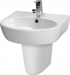 Washbasin Parva 50, 500x400m, white,  CERSANIT