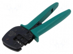 Tool: for crimping | 10AWG&divide;8AWG,22AWG&divide;14AWG,26AWG&divide;20AWG | 220mm