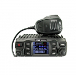 CB CRT 2000H radio station, 4W, AM / FM, 12V, ASQ, Scan, Color display, programmable