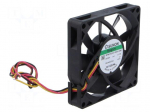 Fan: DC | axial | 24VDC | 80x80x15mm | 26.5dBA | Vapo | Out: F type