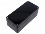 Enclosure: multipurpose | X: 75mm | Y: 160mm | Z: 55mm | polyester | black