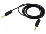 Test lead | 60VDC | 30VAC | 32A | Len: 2m | black | Cond.cross sec: 2.5mm2