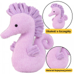 M&auml;nguala | PC | Konsoolid | Tarvikud // M&auml;nguasjad ja m&auml;ngud lastele // Maskotka Pluszowa Przytulanka Konik Wodny Fioletowy 25cm