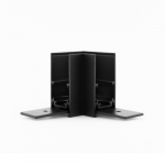 Corner UENI L-shaped connector for surface mounting rail