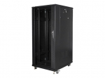 Servers Lanberg  Rack cabinet 19" free-standing 27U/600x800 (flat pack), black |