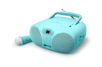 Muse MD-203 KB portable stereo system Analog FM Blue