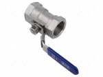 Ball valve | max.65bar@<100&deg;C | 1.4408 stainless steel | G316