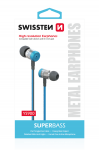 Swissten SuperBass Earbuds Metal YS900 Stereo  Headset With Microphone 3,5mm / 1.2m