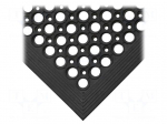 Entrance mat | Width: 0.9m | L: 1.5m | rubber,nitryl | black | Rampmat