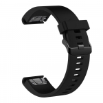 Fixed | Silicone Strap for Garmin QuickFit 20mm | Black