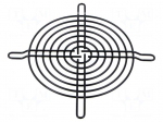 Guard | steel | 92x92mm,&Oslash;100mm | screws