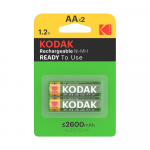 Kodak Rechargeable 2600mAh Ni-Mh AA B2