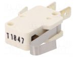 Microswitch SNAP ACTION | with lever with end bended out | SPDT