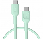 Cable Green Cell PowerFlex Fast Charging USB Type-C Male - USB Type-C Male 100W Mint Green 2m