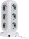Power extender Verbatim 2m EU Socket Tower 15 in 1