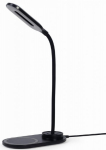 Table lamp Gembird Desk Lamp with Wireless Charger Black