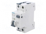 RCBO breaker | Inom: 16A | Ires: 10mA | Poles: 1+N | 230/400VAC | IP20