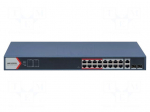 Switch PoE Ethernet | managed | Number of ports: 18 | rack | DS-3E
